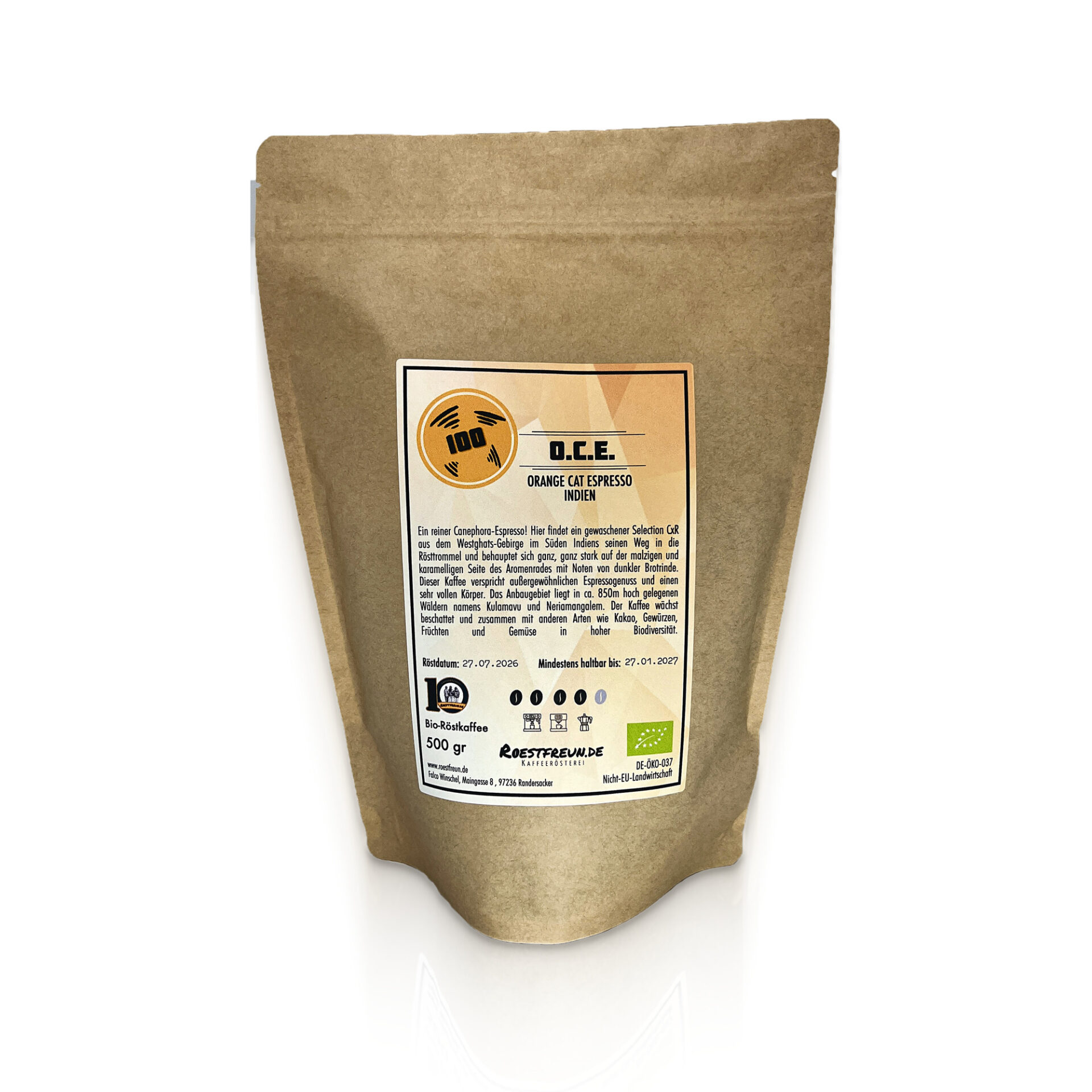 O.C.E. - Orange Cat Espresso (bio) – Bild 3